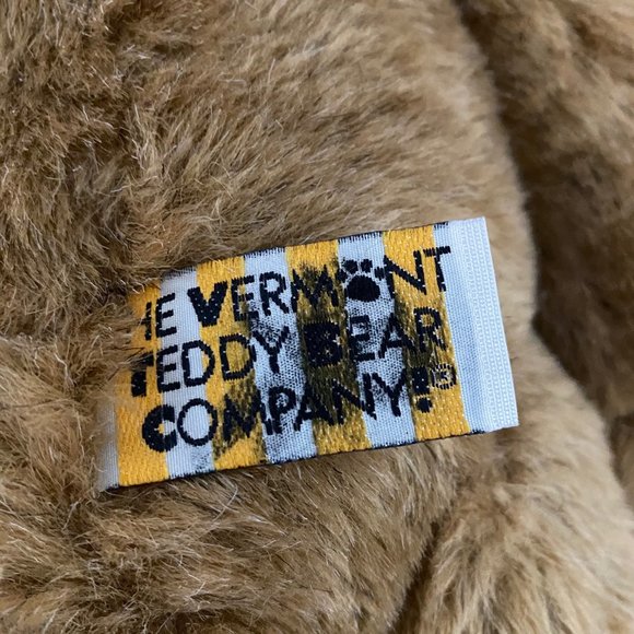 The Vermont Teddy Bear Company Plush Jointed Winter Scarf Stuffed Animal Toy 17" - Picture 10 of 11